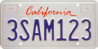 Standard license plates for automobiles, commercial vehicles, and motorcycles: