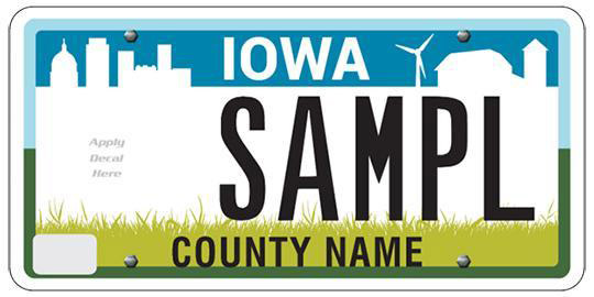 Decal License Plates: