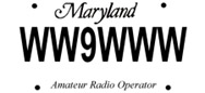 Examples of Maryland's license plates are shown below: