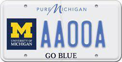 University Fundraising Plate: Military and Veteran Plates: