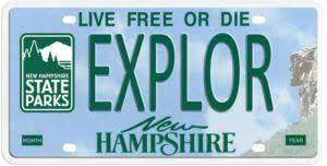 Standard issue, Commercial, and specialty license plates: