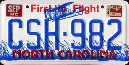 Standard License Plates