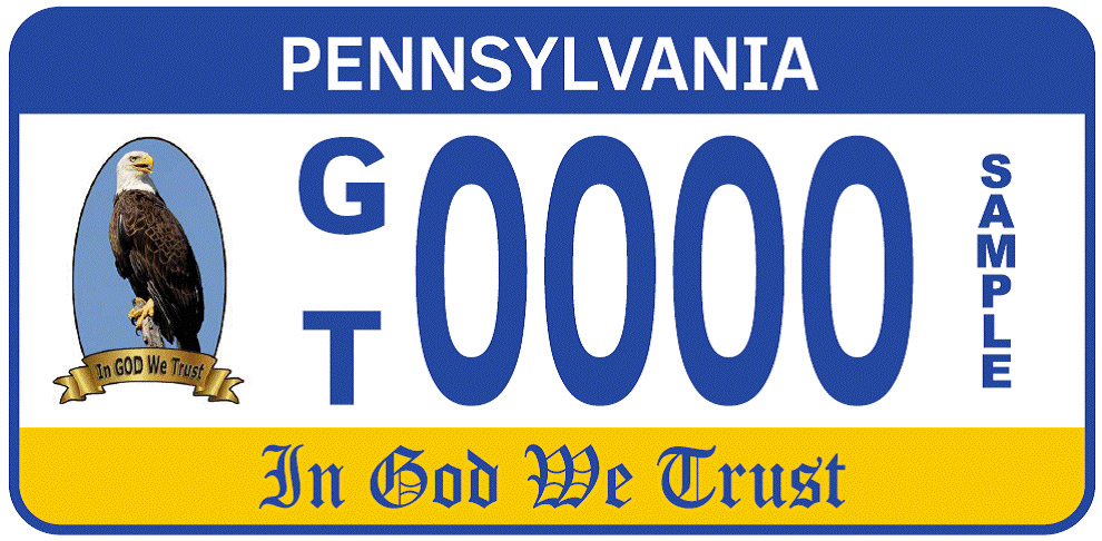 Specialty and military license plates