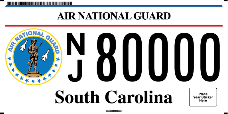 Military, specialty, and disabled license plates: